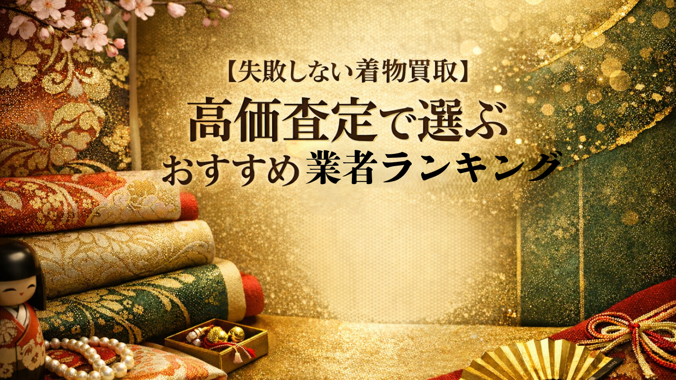 【失敗しない着物買取】高価査定で選ぶおすすめ業者ランキング｜口コミで評判の人気サービスを比較